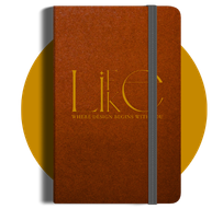 Branded notebook with embossed logo